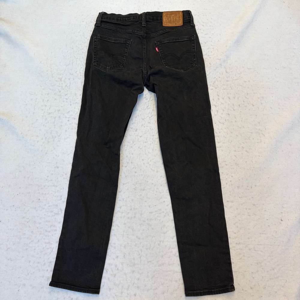 Levi 511 Slim Jeans Mens 29x32 Black Denim Premium Stretch